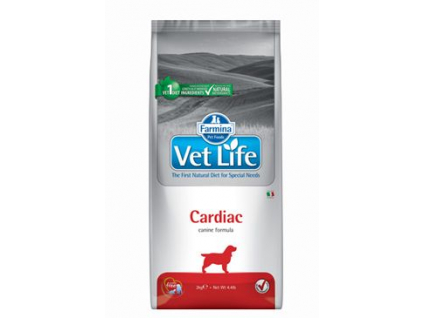 Vet Life Natural DOG Cardiac 2kg z kategorie Chovatelské potřeby a krmiva pro psy > Krmiva pro psy > Veterinární diety pro psy