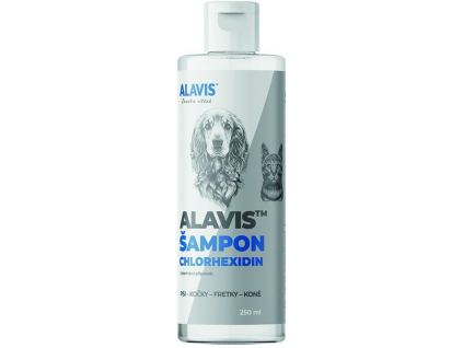 ALAVIS Šampon Chlorhexidin 250 ml z kategorie Chovatelské potřeby a krmiva pro psy > Hygiena a kosmetika psa > Šampóny a spreje pro psy