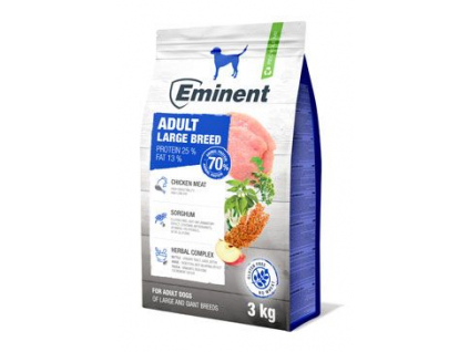 Eminent Dog Adult Large Breed 3kg z kategorie Chovatelské potřeby a krmiva pro psy > Krmiva pro psy > Granule pro psy