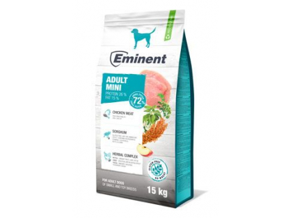 Eminent Dog Adult Mini 15kg z kategorie Chovatelské potřeby a krmiva pro psy > Krmiva pro psy > Granule pro psy