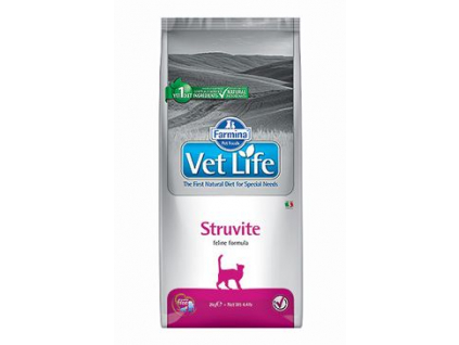 Vet Life Natural CAT Struvite 2kg z kategorie Chovatelské potřeby a krmiva pro kočky > Krmivo a pamlsky pro kočky > Veterinární diety pro kočky