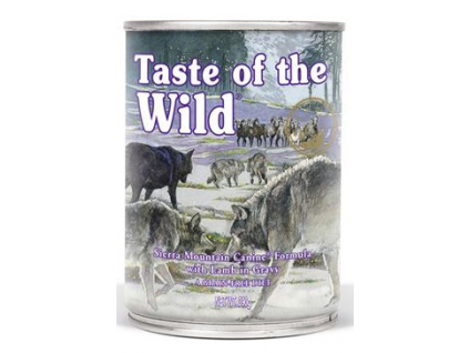 Taste of the Wild konzerva Sierra Mountain 390g z kategorie Chovatelské potřeby a krmiva pro psy > Krmiva pro psy > Konzervy pro psy