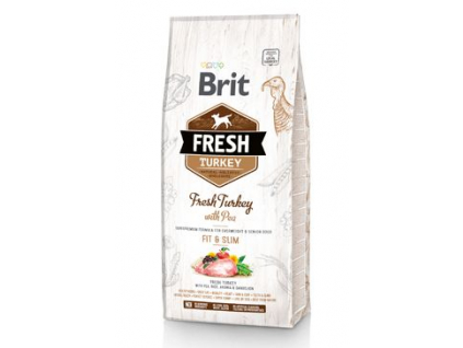 Brit Fresh Turkey & Pea Adult Fit & Slim 12 kg z kategorie Chovatelské potřeby a krmiva pro psy > Krmiva pro psy > Granule pro psy