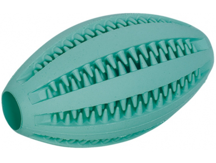 Nobby Dental hračka pro psy gumový míč ragby s mátou 11x6cm z kategorie Chovatelské potřeby a krmiva pro psy > Hračky pro psy > Dentální hračky pro psy
