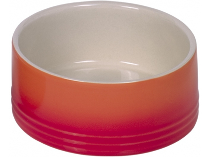 Nobby keramická miska GRADIENT oranžová 15,0 x 6,0 cm / 0,55 l z kategorie Chovatelské potřeby a krmiva pro psy > Misky a dávkovače pro psy > keramické misky pro psy