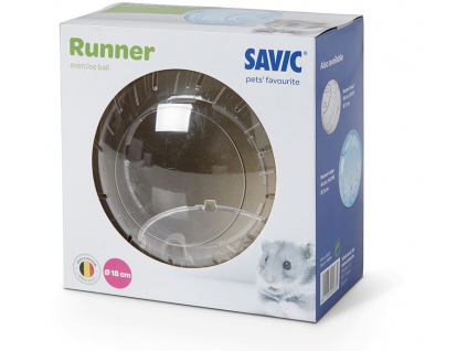 Savic Runner Ball Koule plastová 18cm z kategorie Chovatelské potřeby a krmiva pro hlodavce a malá zvířata > Kolotoče, koule