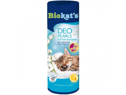 Biokat's Deo Pearls osvěžovač WC Cotton blossom 700 g z kategorie Chovatelské potřeby a krmiva pro kočky > Toalety, steliva pro kočky > Odstraňovače zápachu koček