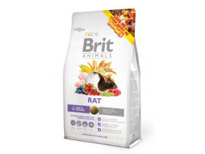 Brit Animals Rat - potkan 1,5kg z kategorie Chovatelské potřeby a krmiva pro hlodavce a malá zvířata > Krmiva pro hlodavce a malá zvířata