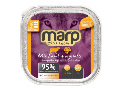 Marp Holistic Dog vanička Mix Lamb & Vegetable 100g z kategorie Chovatelské potřeby a krmiva pro psy > Krmiva pro psy > Vaničky, paštiky pro psy