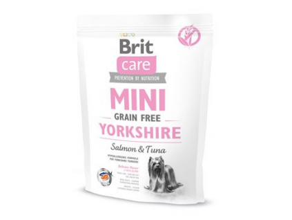 Brit Care Mini Grain Free Yorkshire 400g z kategorie Chovatelské potřeby a krmiva pro psy > Krmiva pro psy > Granule pro psy