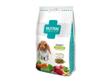 NUTRIN Complete GRAIN FREE Králík Vegetable 400g z kategorie Chovatelské potřeby a krmiva pro hlodavce a malá zvířata > Krmiva pro hlodavce a malá zvířata