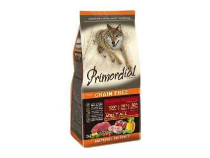 Primordial GF Dog Adult Buffalo Mackerel 2kg z kategorie Chovatelské potřeby a krmiva pro psy > Krmiva pro psy > Granule pro psy