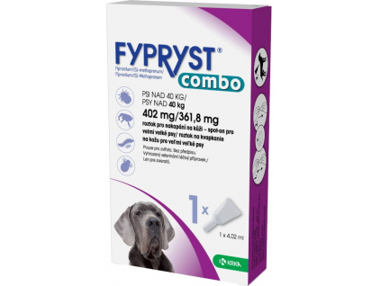 Fypryst Combo spot-on Psi nad 40kg 1 pipeta z kategorie Chovatelské potřeby a krmiva pro psy > Antiparazitika pro psy > Pipety (Spot On) pro psy