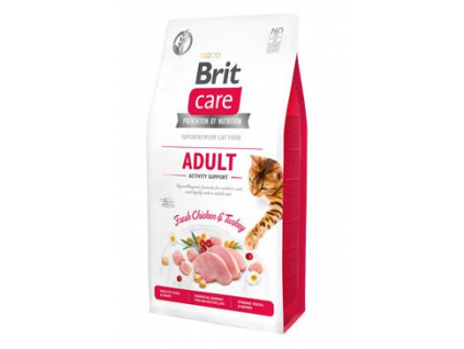 Brit Care Cat Grain-Free Adult Activity Support 7kg z kategorie Chovatelské potřeby a krmiva pro kočky > Krmivo a pamlsky pro kočky > Granule pro kočky
