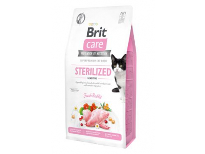 Brit Care Cat Grain-Free Sterilized Sensitive 7kg z kategorie Chovatelské potřeby a krmiva pro kočky > Krmivo a pamlsky pro kočky > Granule pro kočky