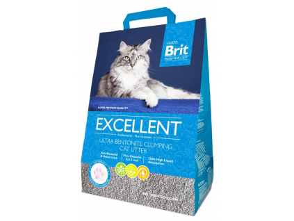 Brit Fresh for Cats Excellent Ultra Bentonite 5kg z kategorie Chovatelské potřeby a krmiva pro kočky > Toalety, steliva pro kočky > Steliva kočkolity pro kočky