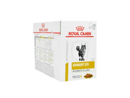 Royal Canin VD Feline Urinary Mod Calor 12x85g kapsa z kategorie Chovatelské potřeby a krmiva pro kočky > Krmivo a pamlsky pro kočky > Veterinární diety pro kočky