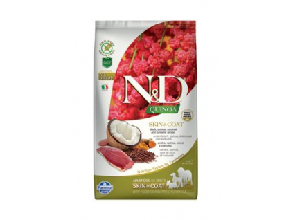 N&D GF Quinoa DOG Skin&Coat Duck & Coconut 2,5kg z kategorie Chovatelské potřeby a krmiva pro psy > Krmiva pro psy > Granule pro psy