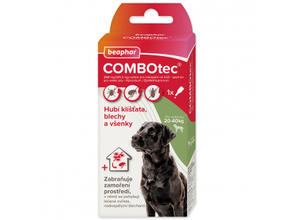 Beaphar COMBOtec Spot-on pro psy L 20-40 kg z kategorie Chovatelské potřeby a krmiva pro psy > Antiparazitika pro psy > Pipety (Spot On) pro psy