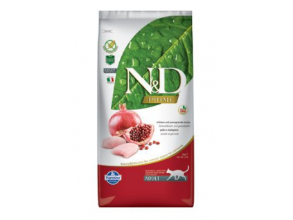 N&D PRIME CAT Adult Chicken & Pomegranate 1,5kg z kategorie Chovatelské potřeby a krmiva pro kočky > Krmivo a pamlsky pro kočky > Granule pro kočky