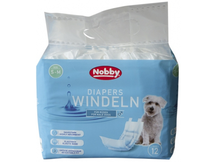 Nobby papírové pleny pro psy S-M 30-46cm (12 ks) z kategorie Chovatelské potřeby a krmiva pro psy > Hygiena a kosmetika psa > Pleny pro psy
