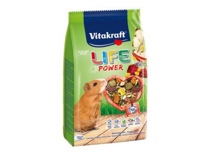 Vitakraft Rodent Guinea pig Life Power morče 600g z kategorie Chovatelské potřeby a krmiva pro hlodavce a malá zvířata > Krmiva pro hlodavce a malá zvířata