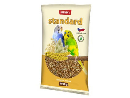 Darwin's andulka standard 1kg z kategorie Chovatelské potřeby pro ptáky a papoušky > Krmivo pro papoušky