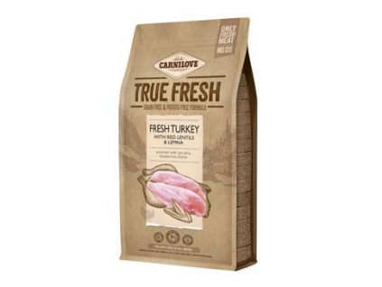 Carnilove dog True Fresh Turkey Adult 1,4 kg z kategorie Chovatelské potřeby a krmiva pro psy > Krmiva pro psy > Granule pro psy