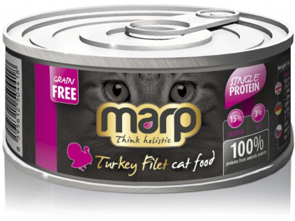 Marp Turkey Filet konzerva pro kočky s krůtím 70g z kategorie Chovatelské potřeby a krmiva pro kočky > Krmivo a pamlsky pro kočky > Konzervy pro kočky