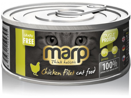 Marp Chicken Filet konzerva pro kočky s kuřecím 70g z kategorie Chovatelské potřeby a krmiva pro kočky > Krmivo a pamlsky pro kočky > Konzervy pro kočky