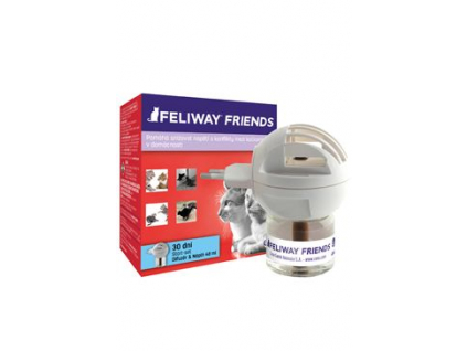 Feliway Friends difuzér + lahvička s náplní 48 ml z kategorie Chovatelské potřeby a krmiva pro kočky > Vitamíny a léčiva pro kočky > Feromony pro kočky
