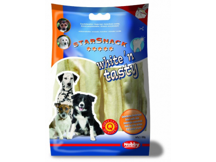 Nobby StarSnack White'n Tasty pamlsek rolka 15cm 5ks z kategorie Chovatelské potřeby a krmiva pro psy > Pamlsky pro psy > Bílé kosti pro psy
