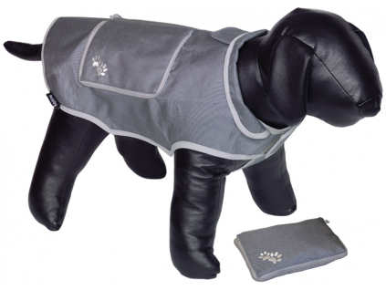 Nobby reflexní nepromokavá vesta BANAT pro psa 20cm šedá z kategorie Chovatelské potřeby a krmiva pro psy > Oblečky a doplňky pro psy > Pláštěnky, overaly pro psy
