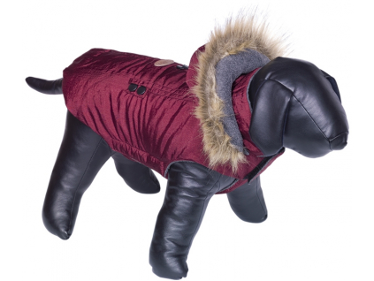 Nobby obleček pro psa LIAM s kožíškem červená 20cm z kategorie Chovatelské potřeby a krmiva pro psy > Oblečky a doplňky pro psy > Zimní oblečky pro psy