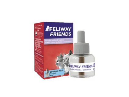 Feliway Friends náplň - lahvička 48 ml z kategorie Chovatelské potřeby a krmiva pro kočky > Vitamíny a léčiva pro kočky > Feromony pro kočky