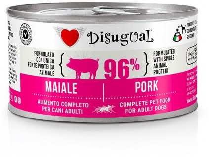 Disugual Dog Single Protein Vepřové konzerva 150g z kategorie Chovatelské potřeby a krmiva pro psy > Krmiva pro psy > Konzervy pro psy