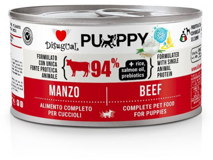Disugual Dog Single Protein Puppy Hovězí konzerva 150g z kategorie Chovatelské potřeby a krmiva pro psy > Krmiva pro psy > Konzervy pro psy