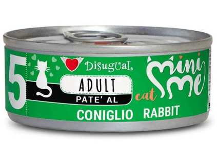Disugual Cat Mini Me 5 konzerva králík 85g z kategorie Chovatelské potřeby a krmiva pro kočky > Krmivo a pamlsky pro kočky > Konzervy pro kočky