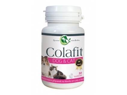 Colafit Dog & Cat 50 kostiček z kategorie Chovatelské potřeby a krmiva pro kočky > Vitamíny a léčiva pro kočky > Pohybový aparát koček