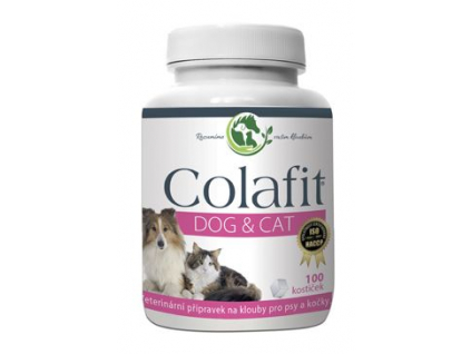 Colafit Dog & Cat 100 kostiček z kategorie Chovatelské potřeby a krmiva pro kočky > Vitamíny a léčiva pro kočky > Pohybový aparát koček