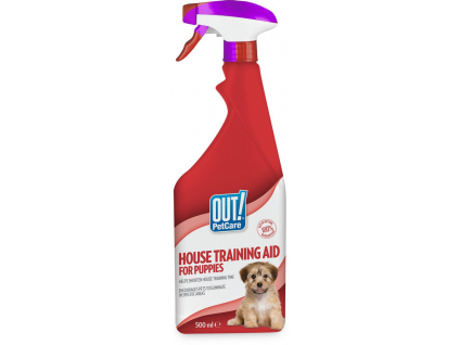 Out! Přípravek pro nácvik hygieny 500 ml z kategorie Chovatelské potřeby a krmiva pro psy > Hygiena a kosmetika psa > Toalety a podložky pro psy