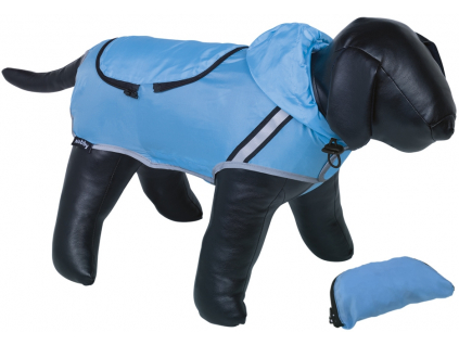 Nobby Rainy reflexní pláštěnka pro psa světle modrá 29cm z kategorie Chovatelské potřeby a krmiva pro psy > Oblečky a doplňky pro psy > Pláštěnky, overaly pro psy
