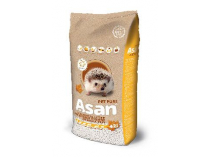 Asan Pet Pure podestýlka 42l 8kg z kategorie Chovatelské potřeby a krmiva pro hlodavce a malá zvířata > Podestýlky a steliva pro hlodavce