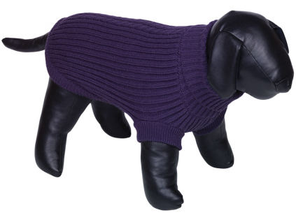 Nobby pletený svetr pro psy ISA nohavičky fialová 44cm z kategorie Chovatelské potřeby a krmiva pro psy > Oblečky a doplňky pro psy > Zimní oblečky pro psy