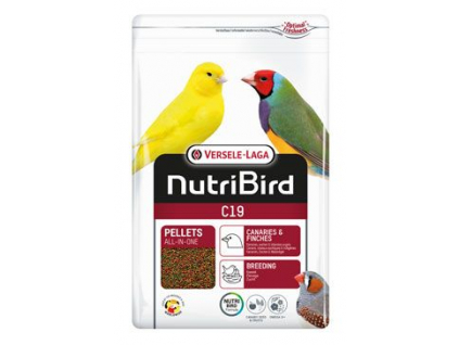 Versele-Laga Nutribird C19 pro kanáry a exoty 3kg z kategorie Chovatelské potřeby pro ptáky a papoušky > Krmivo pro papoušky
