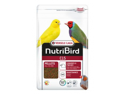 Versele-Laga Nutribird C15 pro kanáry a exoty 3kg z kategorie Chovatelské potřeby pro ptáky a papoušky > Krmivo pro papoušky