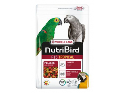 Versele-Laga Nutribird P15 Tropical pro papoušky 3kg z kategorie Chovatelské potřeby pro ptáky a papoušky > Krmivo pro papoušky