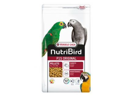 Versele-Laga Nutribird P15 Original pro papoušky 3kg z kategorie Chovatelské potřeby pro ptáky a papoušky > Krmivo pro papoušky