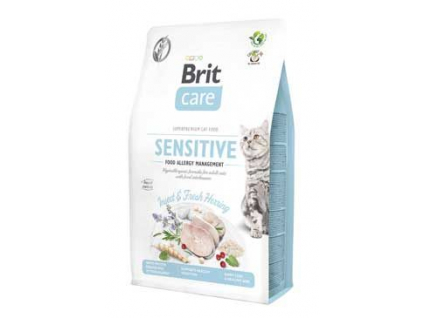 Brit Care Cat GF Sensitive Food Allergy Management Insect 2kg z kategorie Chovatelské potřeby a krmiva pro kočky > Krmivo a pamlsky pro kočky > Granule pro kočky