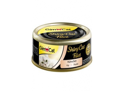 Gimpet ShinyCat filet konzerva pro kočky kuře ve vývaru 70g z kategorie Chovatelské potřeby a krmiva pro kočky > Krmivo a pamlsky pro kočky > Konzervy pro kočky